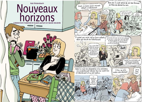 Nouveaux horizons - flyer avec informations sur le BD