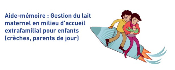 Gestion du lait maternel en milieu d’accueil extrafamilial pour enfants (crèches, parents de jour) - aide-mémoire